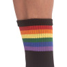 Barcode Berlin Chaussettes noires PRIDE GYM Rainbow